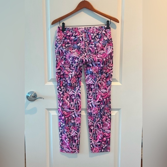 Lilly Pulitzer Kelly Skinny Ankle Pant Bright Navy Swing of Things - Picture 8 of 14